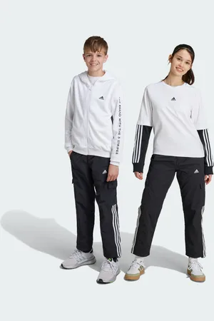 adidas Kids Unisex Street Jam Woven Cargo Pants - Recycled Material - Size 13-14Y