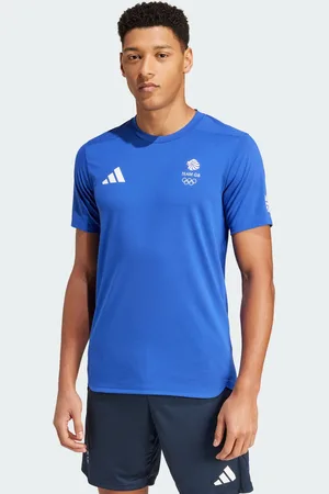 adidas Mens Team GB Workout Tee - Recycled Material - Size X-Large