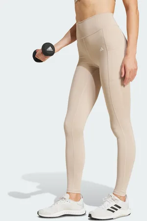 adidas Womens Optime Full-Length Leggings - Recycled Material - Size Medium