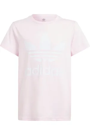 adidas Kids Unisex Trefoil Tee - Cotton - Size 11-12Y