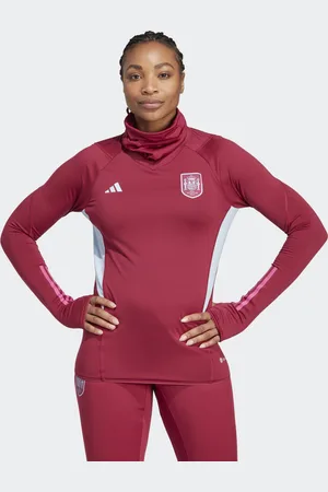adidas Womens Spain Tiro 23 Pro Warm Top - Recycled Material - Size Large