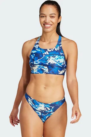 adidas Womens Graphic Y-Back Bikini - - Size Medium