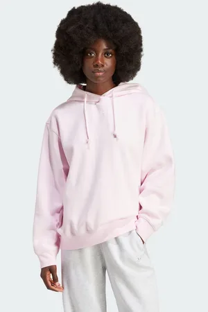 adidas Womens Adicolor Essentials Boyfriend Hoodie - material_cotton - Size Medium