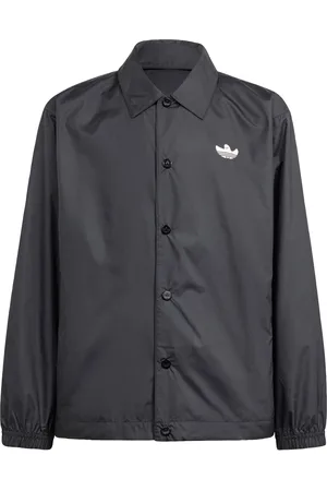 adidas Kids Unisex Coach Jacket - recycled_material - Size 12-13Y