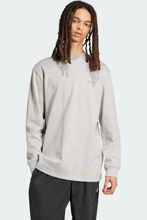 adidas Mens Long Sleeve Mock Neck Tee - Cotton - Size X-Small