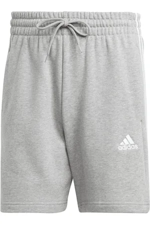 adidas Mens Essentials French Terry 3-Stripes Shorts in Cotton - Size 4XL