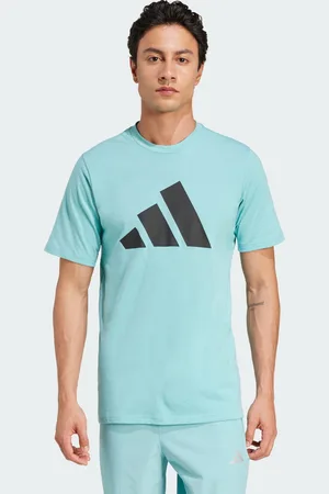adidas Mens Train Essentials Feelready Logo Training Tee - Recycled Material - Size Medium