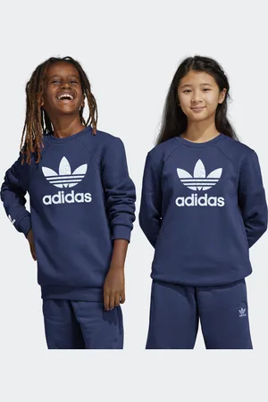 adidas Kids Unisex Rekive Crew Sweatshirt - - Size 9-10Y
