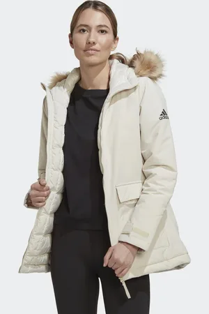 adidas Womens Utilitas Hooded Parka - Polyamide - Size X-Small