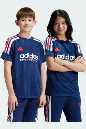 adidas Kids Unisex Tiro Nations Pack Tee - Recycled Material - Size 13-14Y