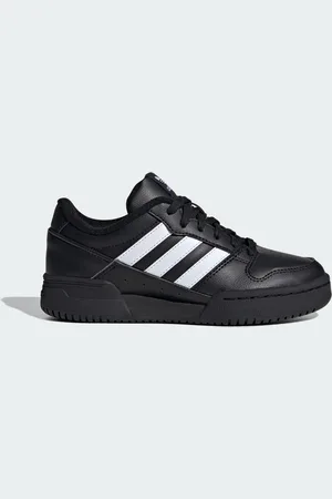adidas Kids Unisex Team Court 2.0 STR Shoes - Leather - Size UK 5