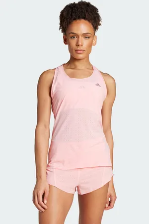 adidas Womens Adizero Running Tank Top - Recycled Material - Size 2XS
