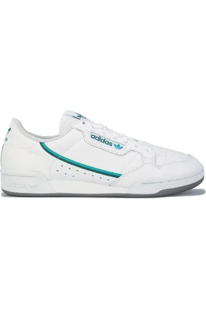 adidas Mens Continental 80 Trainers in Green Leather - Size UK 9.5