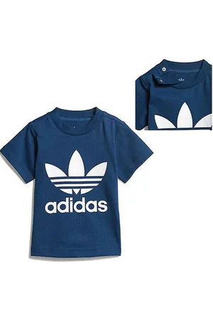 adidas Childrens Unisex Kids Blue T-Shirt - Size 0-3M