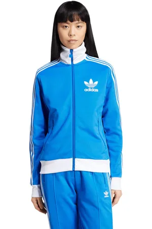 adidas Womens Beckenbauer Track Jacket in Polycotton - Size UK 0-2 (Womens)
