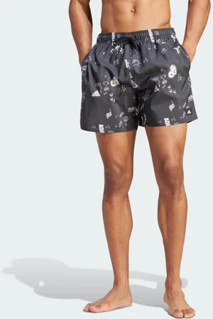 adidas Mens Brand Love CLX Short-Length Swim Shorts - Recycled Material - Size X-Large