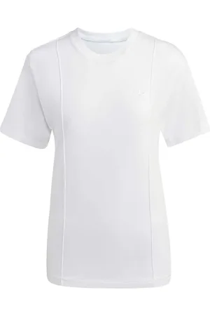 adidas Womens Premium Essentials T-Shirt in Cotton - Size UK 16-18 (Womens)