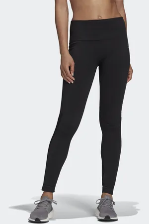 adidas Womens AEROKNIT 7/8 Running Tights - Recycled Material - Size X-Large