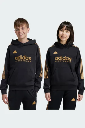 adidas Kids Unisex Tiro Nations Pack Hood - Cotton - Size 7-8Y