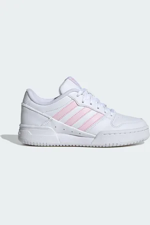 adidas Kids Unisex Team Court 2.0 STR Shoes - Leather - Size UK 3.5