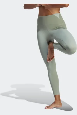 adidas Womens Yoga Studio Luxe 7/8 Leggings - Recycled Material - Size Small