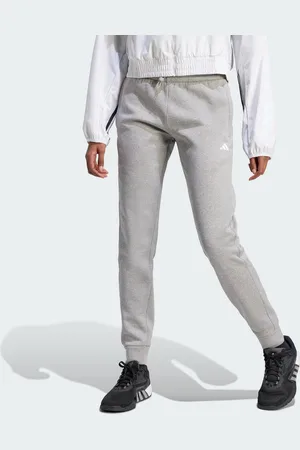 adidas Womens AEROREADY Game and Go Regular Tapered Fleece Pants - recycled_material - Size 2XS