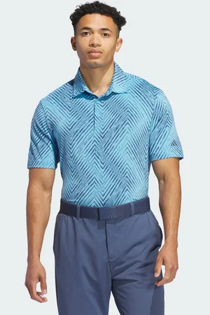 adidas Mens Ultimate365 Allover Print Polo Shirt - Recycled Material - Size Small