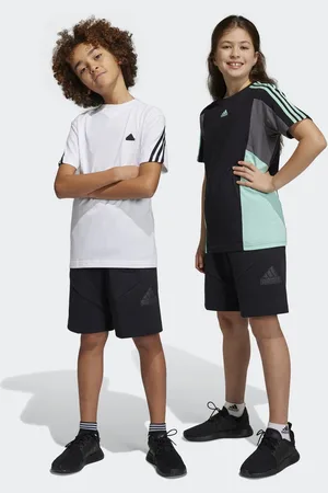 adidas Kids Unisex Future Icons Logo 8-Inch Shorts - Cotton - Size 7-8Y