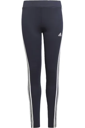 adidas Kids Unisex Designed 2 Move 3-Stripes Tights - recycled_material - Size 14-15Y