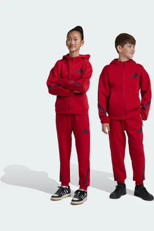adidas Kids Unisex Z.N.E. Tapered-Leg Pants - Recycled Material - Size 13-14Y