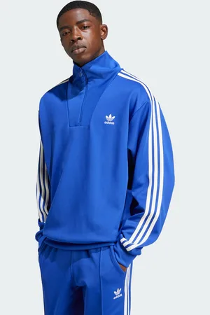 adidas Mens Adicolor Funnel Neck Track Top - Recycled Material - Size X-Large