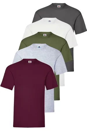 Fruit Of The Loom Mens T-Shirt 5 Pack - Cotton - Size X-Large