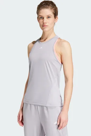 adidas Womens Designed for Training Tank Top - Recycled Material - Size Large