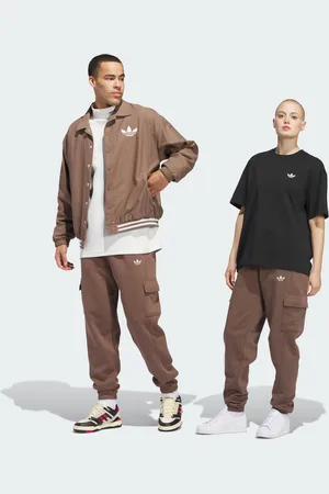 adidas Unisex Basketball Cargo Sweat Pants (Gender Neutral) - Cotton - Size Small