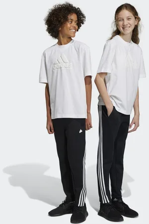 adidas Kids Unisex Future Icons 3-Stripes Ankle-Length Pants - Cotton - Size 15-16Y