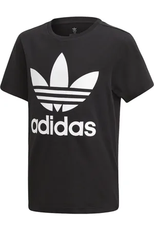 adidas Kids Unisex Originals Short Sleeve Crew Neck Trefoil T-Shirt DV2905 Cotton - Size 9-10Y