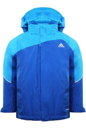 adidas Childrens Unisex Clima Proof Kids Waterproof Jacket - Size 5-6Y