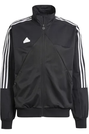 adidas Mens Tiro Material Mix Track Jacket in Cotton - Size X-Small