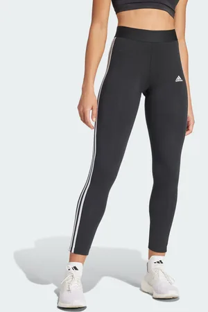 adidas Womens 3 Stripes Leggings - Cotton - Size XS (Short)