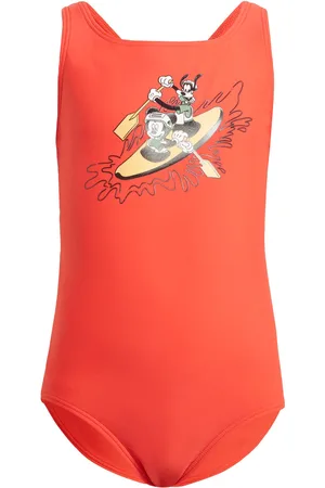 adidas Kids Unisex x Disney Mickey and Friends Swimsuit - - Size 5-6Y