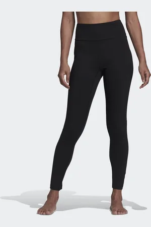adidas Womens Yoga Essentials High-Waisted Leggings - Recycled Material - Size X-Small