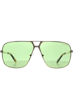 Guess Aviator Mens Green GU00070 Metal - One Size