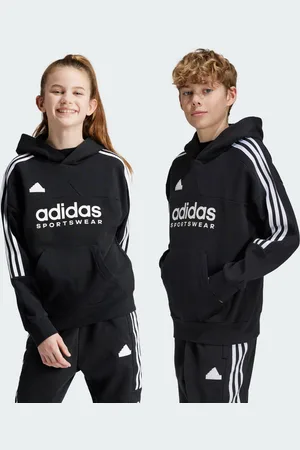 adidas Kids Unisex Tiro Fleece Hoodie - Cotton - Size 7-8Y