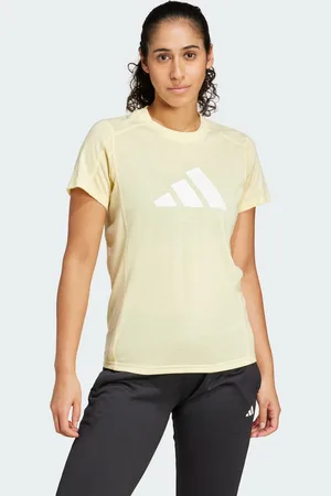 adidas Womens Train Essentials Big Logo Training Tee - Recycled Material - Size X-Large