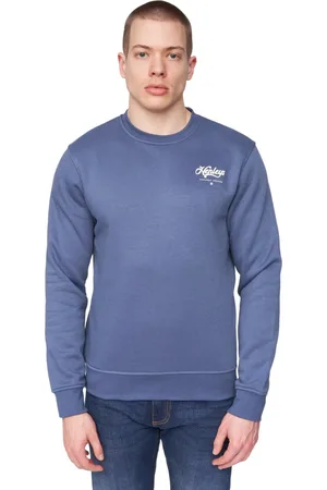 Henleys Mens Scripthen Crew Neck Sweatshirt (Deep ) - Size Large