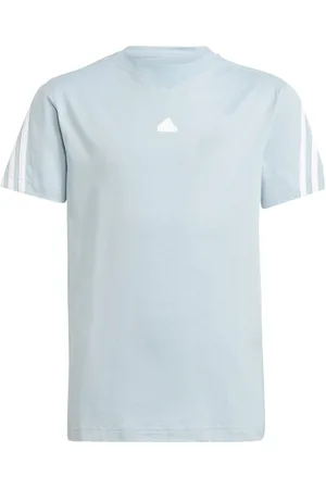 adidas Kids Unisex Future Icons 3-Stripes Tee - Cotton - Size 7-8Y