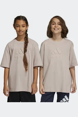 adidas Childrens Unisex Future Icons Logo Piqué Tee - Cotton - Size 9-10Y