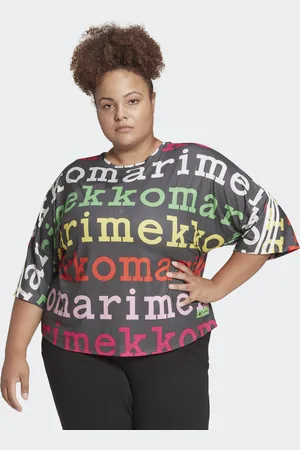 adidas Womens Marimekko x Tee (Plus Size) - Recycled Material - Size X-Large
