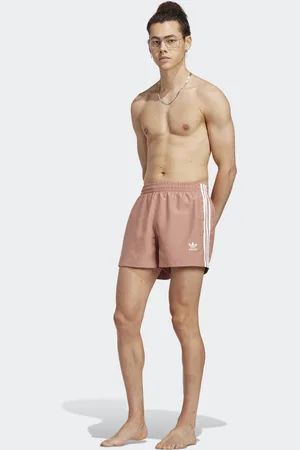 adidas Mens Adicolor 3-Stripes Swim Shorts - Recycled Material - Size Large