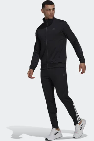adidas Mens Slim Zipped Track Suit - Recycled Material - Size Medium